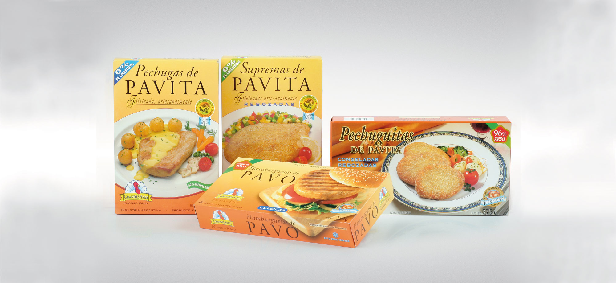 Carballo Design pechugas y milanesas de pavo Grandes Aves